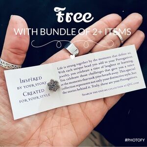 Free w/ Bundle Prerogatives Silver Snowflake Charm QVC